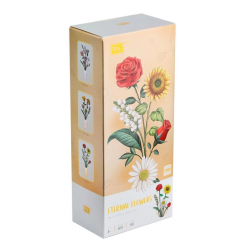 Mey İthalat®  LZ1659 LOZ Çiçek Blokları 568 Parça -Vagon life