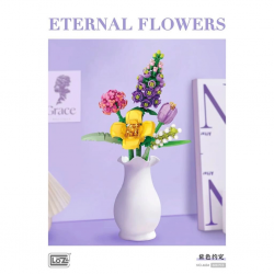 Mey İthalat® LZ4604  Çiçek Blok Seti 608 Parça -Vagon life