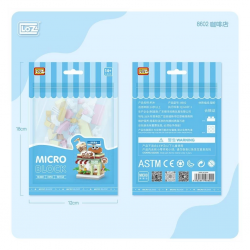 Mey İthalat® LZ8602 NessiWorld Blok Oyuncak Poşet -Vagonlife