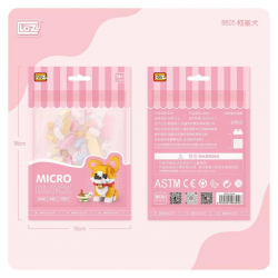 Mey İthalat® LZ8605  Köpek Blok Seti  Poşet -Vagon life