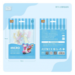 Mey İthalat® LZ8613  Blok Oyuncak  Poşet -Vagonlife