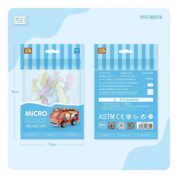 Mey İthalat® LZ8620  Blok Oyuncak  Poşet -Vagonlife