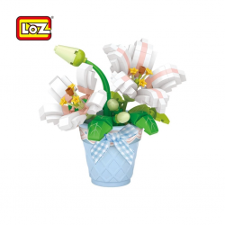 Mey İthalat® LZ8837 LOZ  SAKSILI ZAMBAK BLOCK OYUNCAK 240 PARÇA