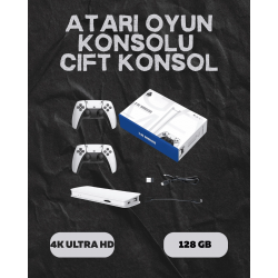 Mey İthalat® M15 Retro Konsol – 20.000 Oyunlu, Çift Gamepadli, 4K HDMI