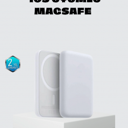 Mey İthalat® MagSafe 15W Kablosuz Hızlı Şarj, Lightning Girişli Taşınabilir Batarya