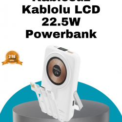 Mey İthalat® MagSafe Uyumlu Kablosuz Powerbank Hızlı Şarj Özellikli