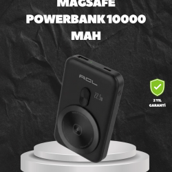 Mey İthalat® MagSafe Uyumlu Kablosuz Powerbank Taşınabilir Hızlı Şarj