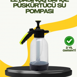 Mey İthalat® Manuel Basınçlı Köpük Püskürtücü Ayarlanabilir Nozullu 2 Litre Araba Yıkama