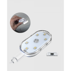 Mey İthalat® Manyetik Araba İçi Ambiyans LED Işık Seti – Kolay Montajlı ve Kablolara Gerek Yok