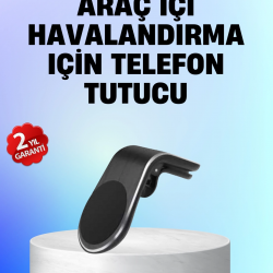 Mey İthalat® Manyetik Araç Telefon Tutucu – 360° Döner Kalorifer Petekli
