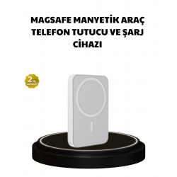 Mey İthalat® Manyetik Kablosuz Powerbank – iPhone 12/13/14/15 Uyumlu, Hızlı Şarjlı, Ultra Hafif