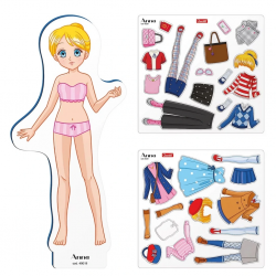 Mey İthalat® Manyetik Moda Bebeği