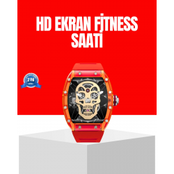 Mey İthalat® Manyetik Şarjlı Akıllı Saat iOS Android Uyumlu