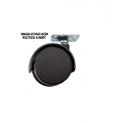 Mey İthalat® MASA AYAĞI 6CM KİLİTSİZ 4 ADET