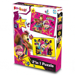 Mey İthalat® Maşa ile Koca Ayı 2'li Puzzle