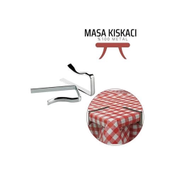Mey İthalat® Masa Örtüsü Klipsi - Metal Masa Kelepçesi Masa Örtüsü Sabitleyici 4 ADET