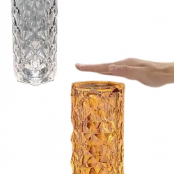 Mey İthalat® Masa ve Gece Lambası Şık ve Dayanıklı Sensörlü Şarjlı Kristal Lamba