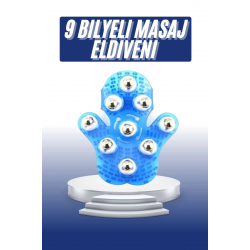 Mey İthalat® Masaj Aleti El Şeklinde Omuz Bacak Bilyeli Masaj Eldiveni El Şekilli