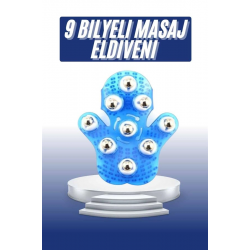 Mey İthalat® Masaj Aleti El Şeklinde Omuz Bacak Bilyeli Masaj Eldiveni El Şekilli