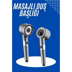 Mey İthalat® Masaj Etkili Duş Başlığı Yeni Nesil Çok Fonksiyonlu Ayarlanabilir Filtreli