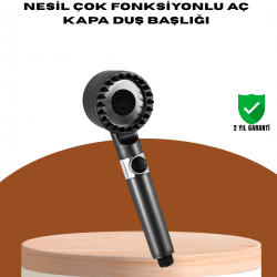 Mey İthalat® Masaj Fonksiyonlu Filtreli Duş Başlığı Dayanıklı Yapı