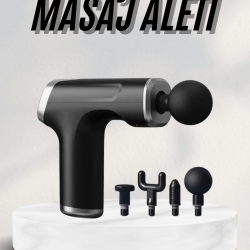 Mey İthalat® Masaj Tabancası 24v Type-c Hızlı Şarj Girişli Masaj Aleti Uzun Ömürlü