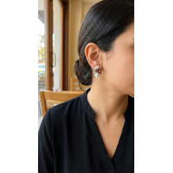 Mey İthalat® Maske Model Pirinç Kadın Küpe