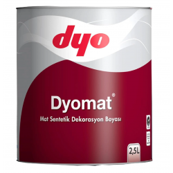 Mey İthalat® mat Mat Dekorasyon Boyası 2,5 Litre Siyah
