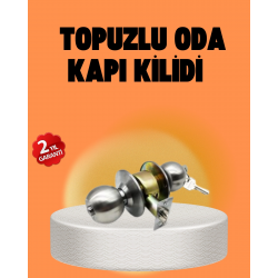 Mey İthalat® Mat Renk Topuzlu Kapı Kilidi – Giriş Tipi