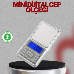 Mey İthalat® Mavi Işıklı LCD Ekranlı Hassas Tartı Terazisi