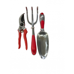 Mey İthalat® Max Garden 820298 Budama Makası Çapa ve Kürek Seti