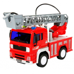 Mey İthalat®  Sesli ve Işıklı Su Fışkırtan İtfaiye Aracı 20 cm.