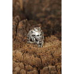 Mey İthalat® Medusa Model Ayarlanabilir Erkek Yüzük