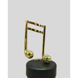 Mey İthalat® Melodious Music Altın Nota Figürlü Müzik Kutusu