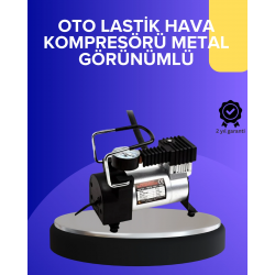 Mey İthalat® Metal Gövdeli Oto Lastik Hava Kompresörü 12V 140 PSI Hızlı Şişirme