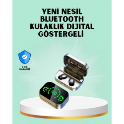 Mey İthalat® Metal Kasa Bluetooth Kulak İçi Kulaklık – Net Çağrı, Güçlü Bağlantı