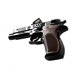 Mey İthalat® Metal Oyuncak Tabanca Siyah Seri 23