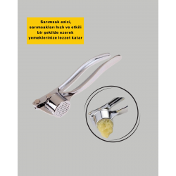 Mey İthalat® Metal Sarımsak Ezici