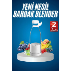 Mey İthalat® Meyve Sıkacağı Taşınabilir USB Elektrikli Blender Mini