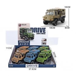 Mey İthalat® MG-D700-02 Sürtmeli Işıklı Müzikli Lüks Off-Road Karavan -Vardem Oyuncak