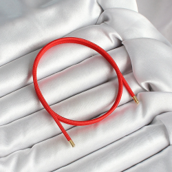 Mey İthalat® Mıknatıslı Kırmızı Renk Sarmal Kadın Bileklik