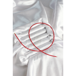 Mey İthalat® Mıknatıslı  Koyu Kırmızı Renk Sarmal Kadın Bileklik