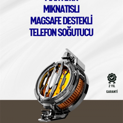 Mey İthalat® Mıknatıslı ve Aparatlı Montajlı Soğutucu Fan | Her Cihaza Uyumlu | LED Göstergeli