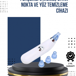Mey İthalat® Mikro Kristal Başlıklı Siyah Nokta Temizleme Cihazı – Vakum Gücüyle Gözenek Sıkılaştırıcı