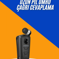 Mey İthalat® Mikrofonlu Makaralı Bluetooth Kulakiçi Kulaklık Android ve İOS Uyumlu