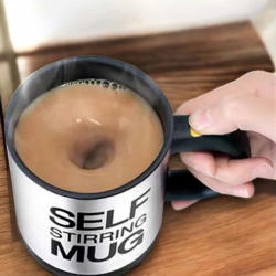 Mey İthalat® Mikser Kupa Yazılı Mug Bardak Karıştırma Özelliği