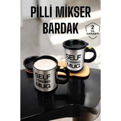 Mey İthalat® Mikser Kupa Yazılı Mug Bardak Karıştırma Özelliği