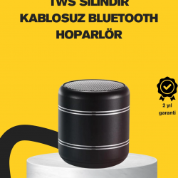 Mey İthalat® Mini Alüminyum Bluetooth Hoparlör Yüksek Bas Performansı