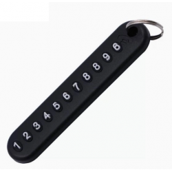 Mey İthalat® Mini Anahtarlık, Çanta, Araba İçin Çok Amaçlı Numaratör