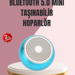 Mey İthalat® Mini Bluetooth Speaker | Uzun Pil Ömrü, Şık ve Hafif Tasarım